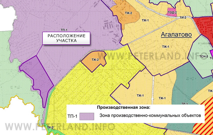 участок на ПЗЗ Агалатовское СП Всеволожский район