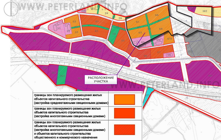 участок под жилье ППТ на севере Петербурга