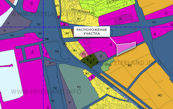 участок на Генплане Сестрорецка