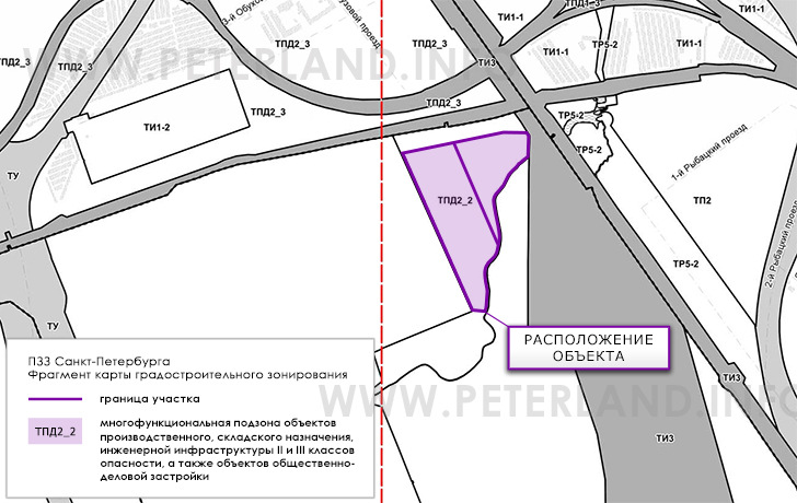 участок на ПЗЗ СПб Шушары