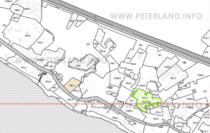 участок на ПЗЗ Курортного района СПб
