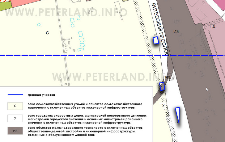 участки на Генплане Пушкинского района СПб