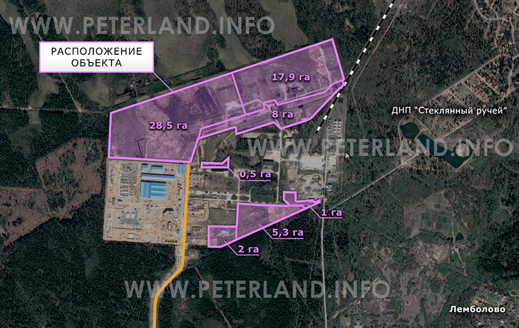 промышленные участки рядом с Приозерским шоссе Стеклянный