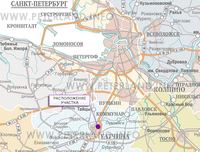 продажа участка земли в гатчине
