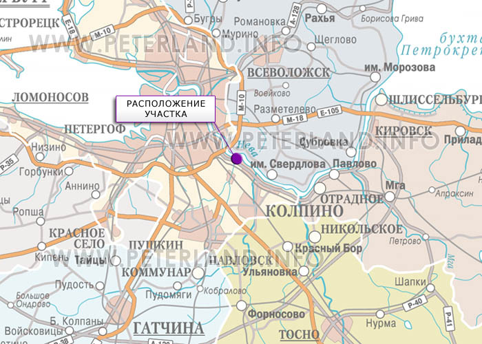 земельный участок рыбацкое