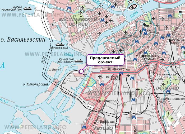 продажа здания около порта спб